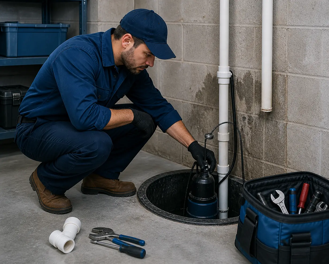 Sump pump installation and repair in Whitchurch-Stouffville