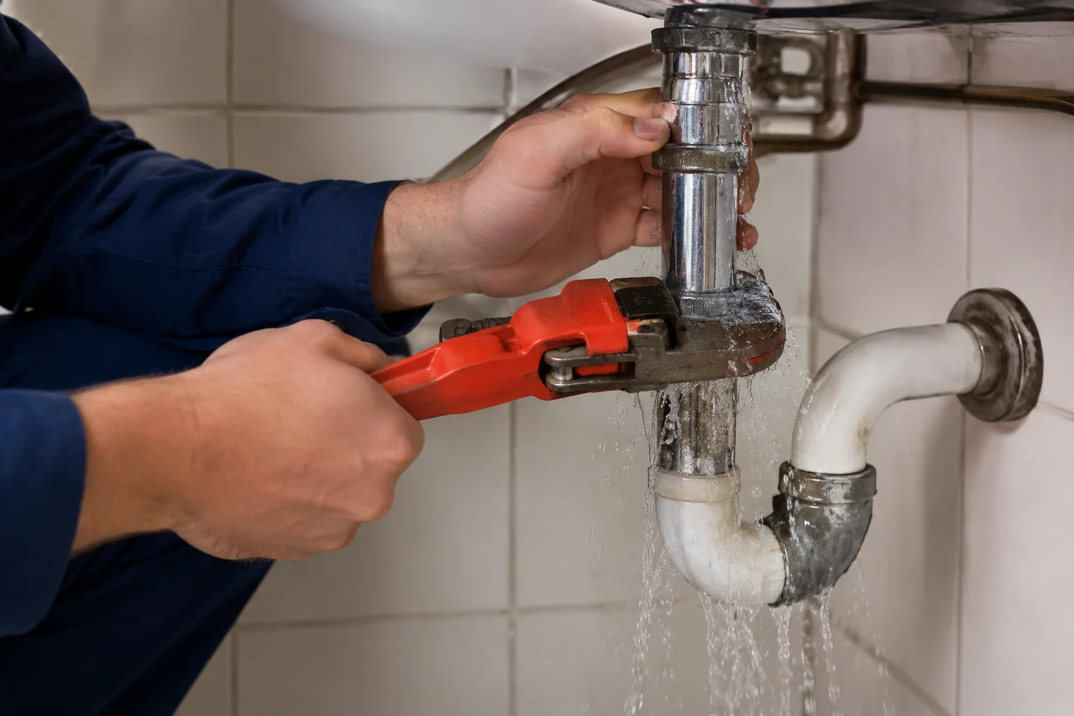 Plumber at work in Whitchurch-Stouffville